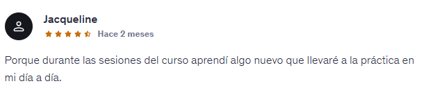 Review Curso de Servicio al cliente valoración de Curso de Servicio al cliente